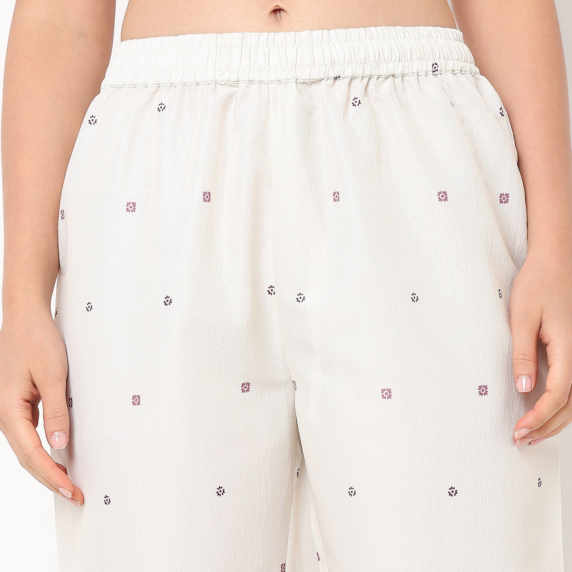 Digital Printed Round Neck Kurta Set