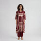 Printed V-Neck A-Line Kurta with Pant Set