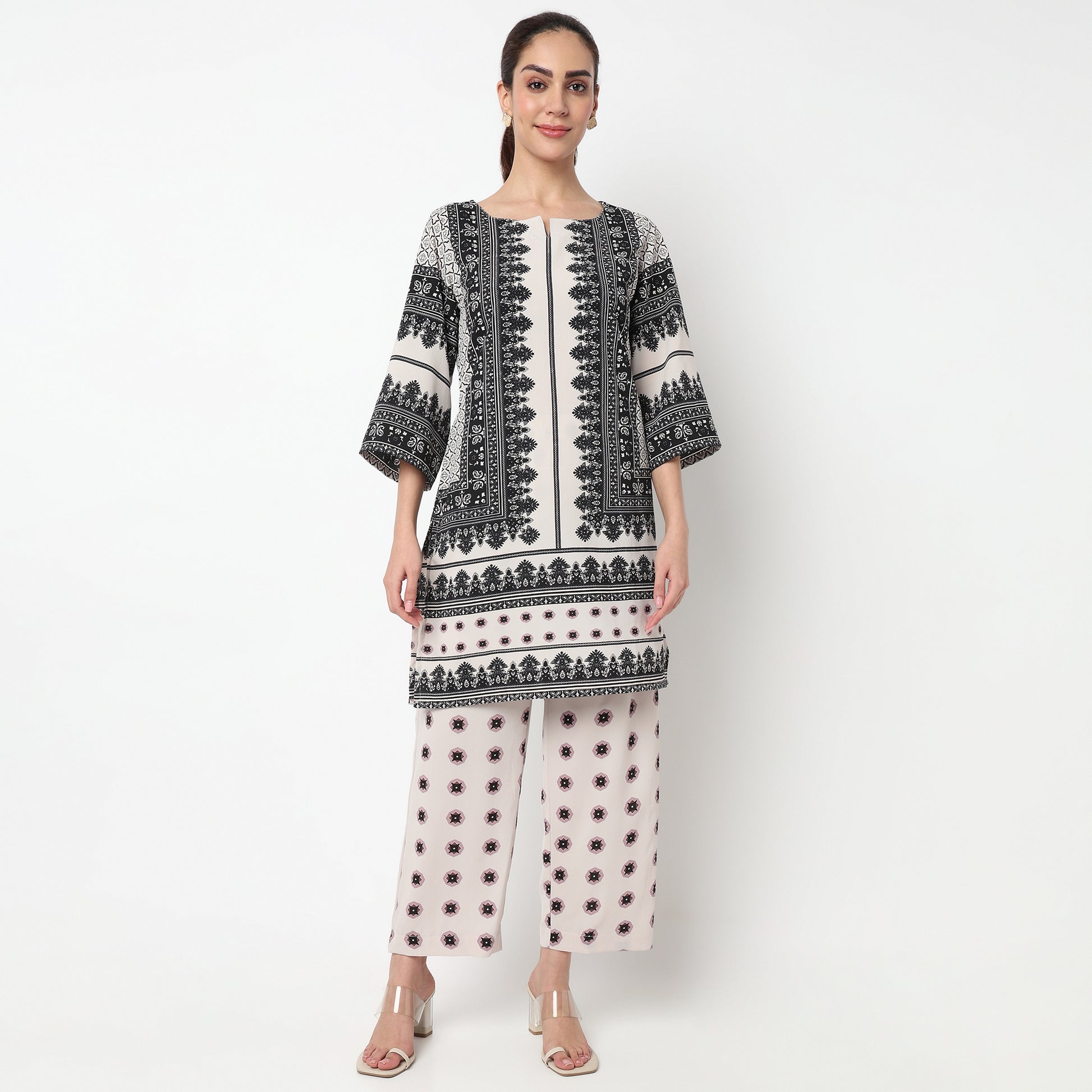 Printed Kurta with Pant Set