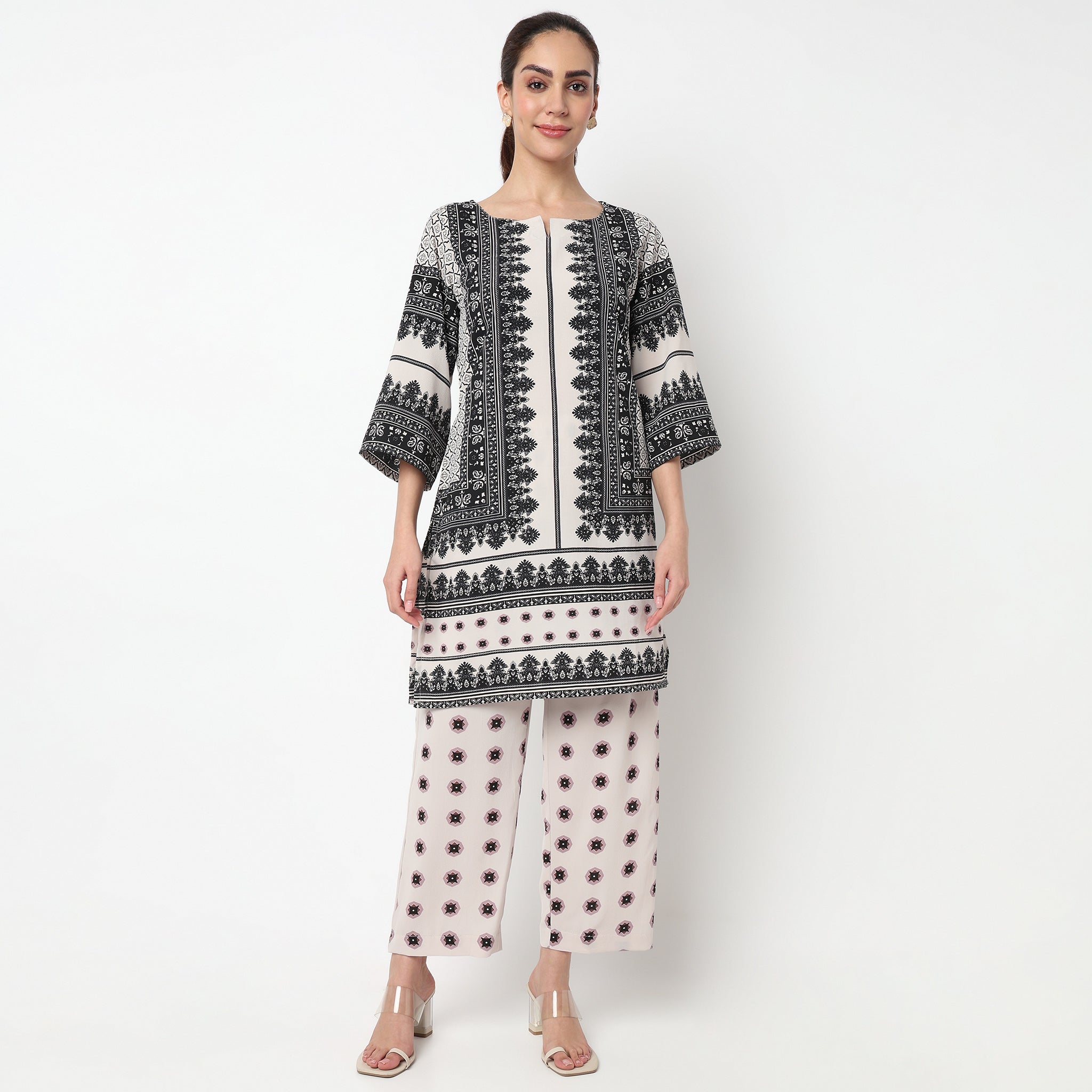 Printed Kurta with Pant Set