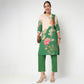Printed V Neck Kurta and Pant Cord set