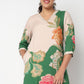 Printed V Neck Kurta and Pant Cord set