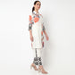 Printed Collar Kurta with Pant Set