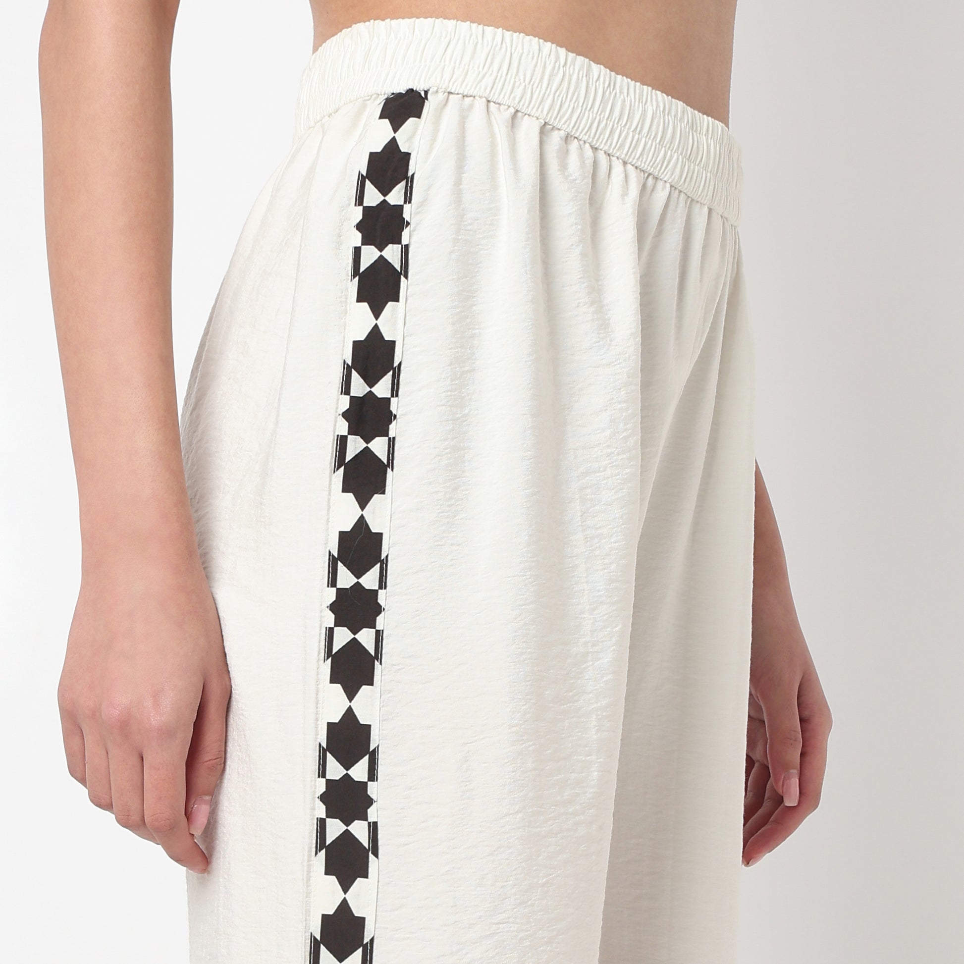 Printed Collar Kurta with Pant Set