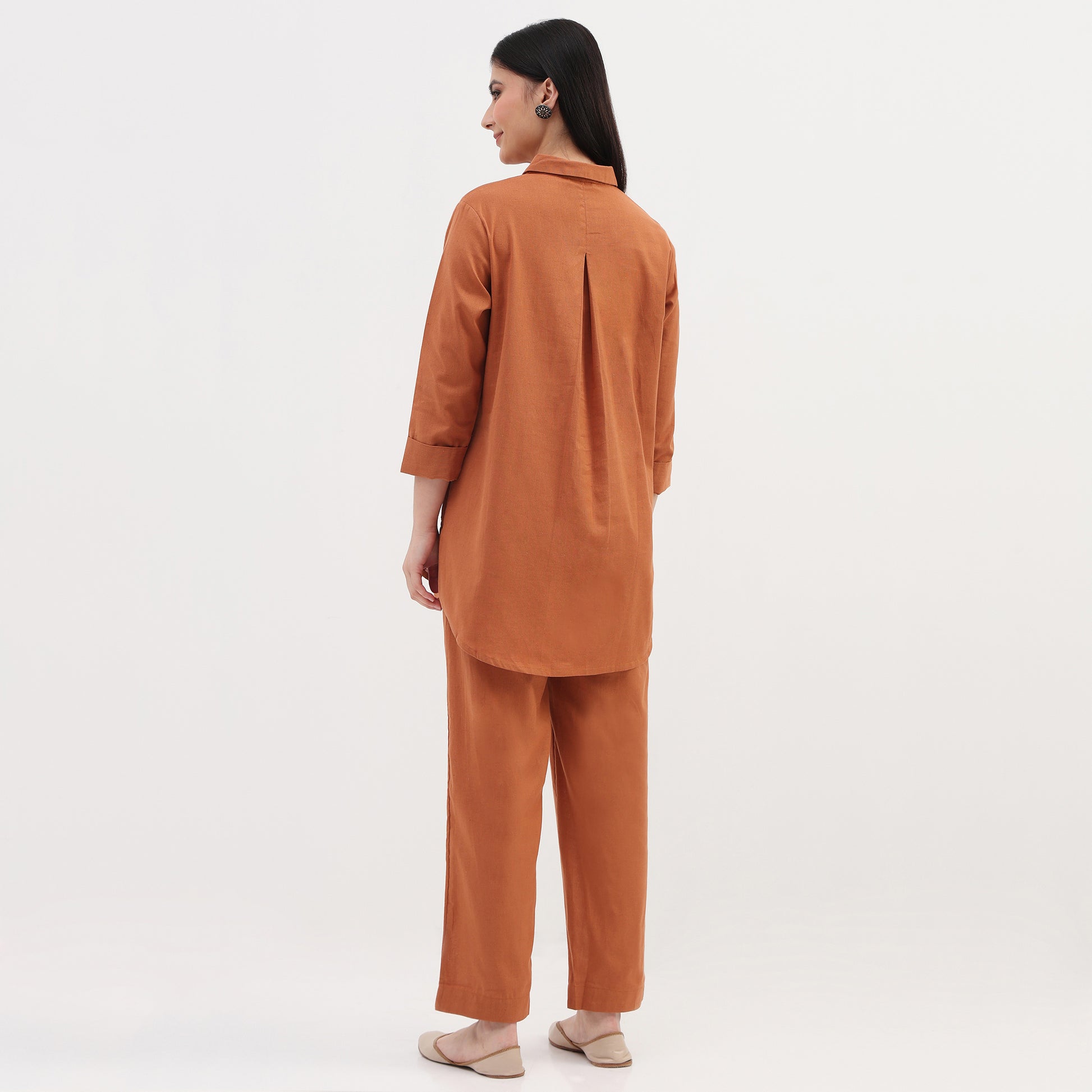 Embroidered Straight Kurta with Pant Set