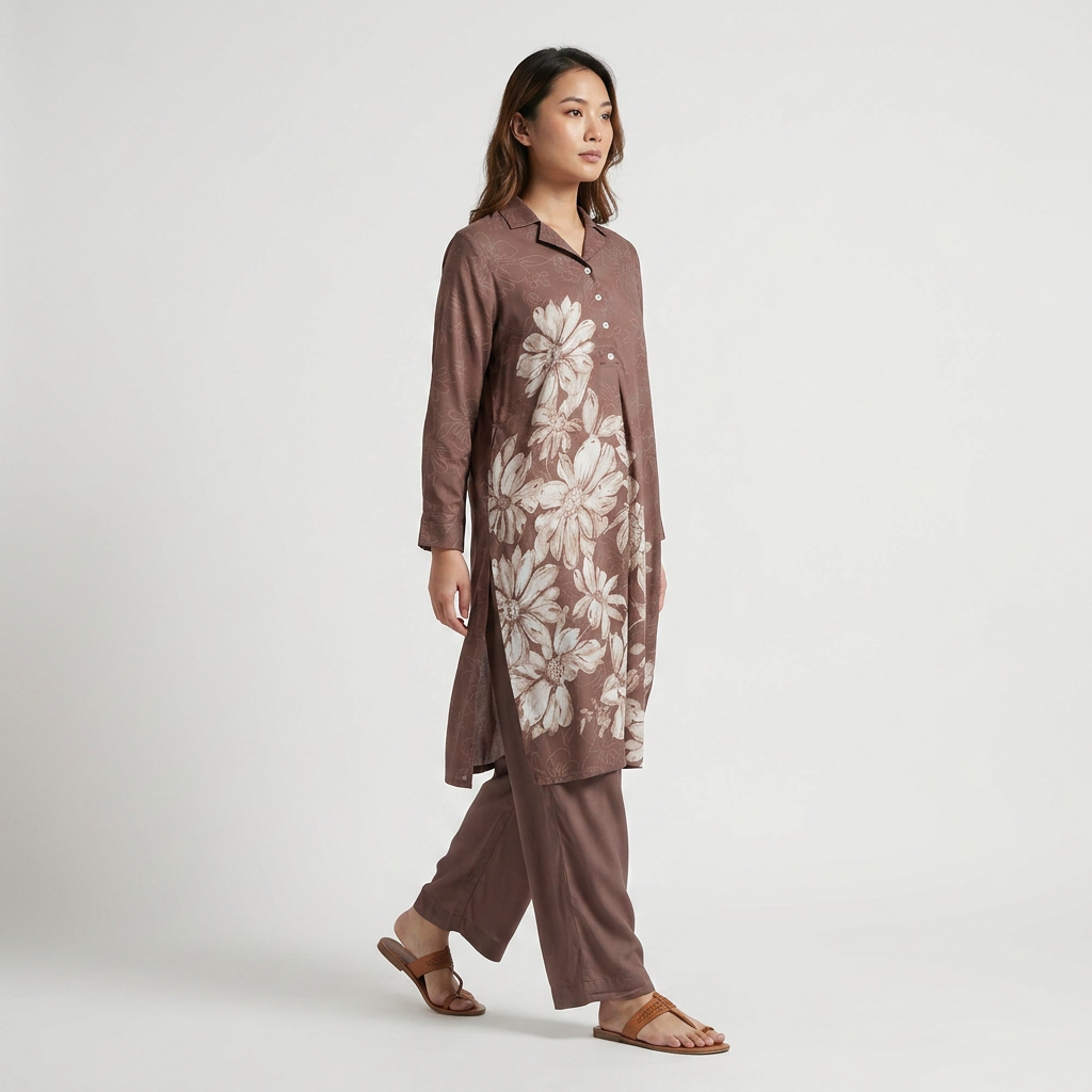 Printed Kurta with Pant Set