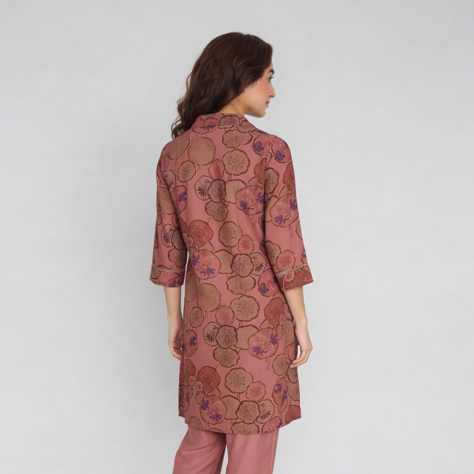 Printed Straight Kurta with Pant Set
