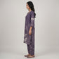 Printed V-Neck Kurta with Pant Set