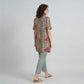 Printed Flared Kurta with Pant Set