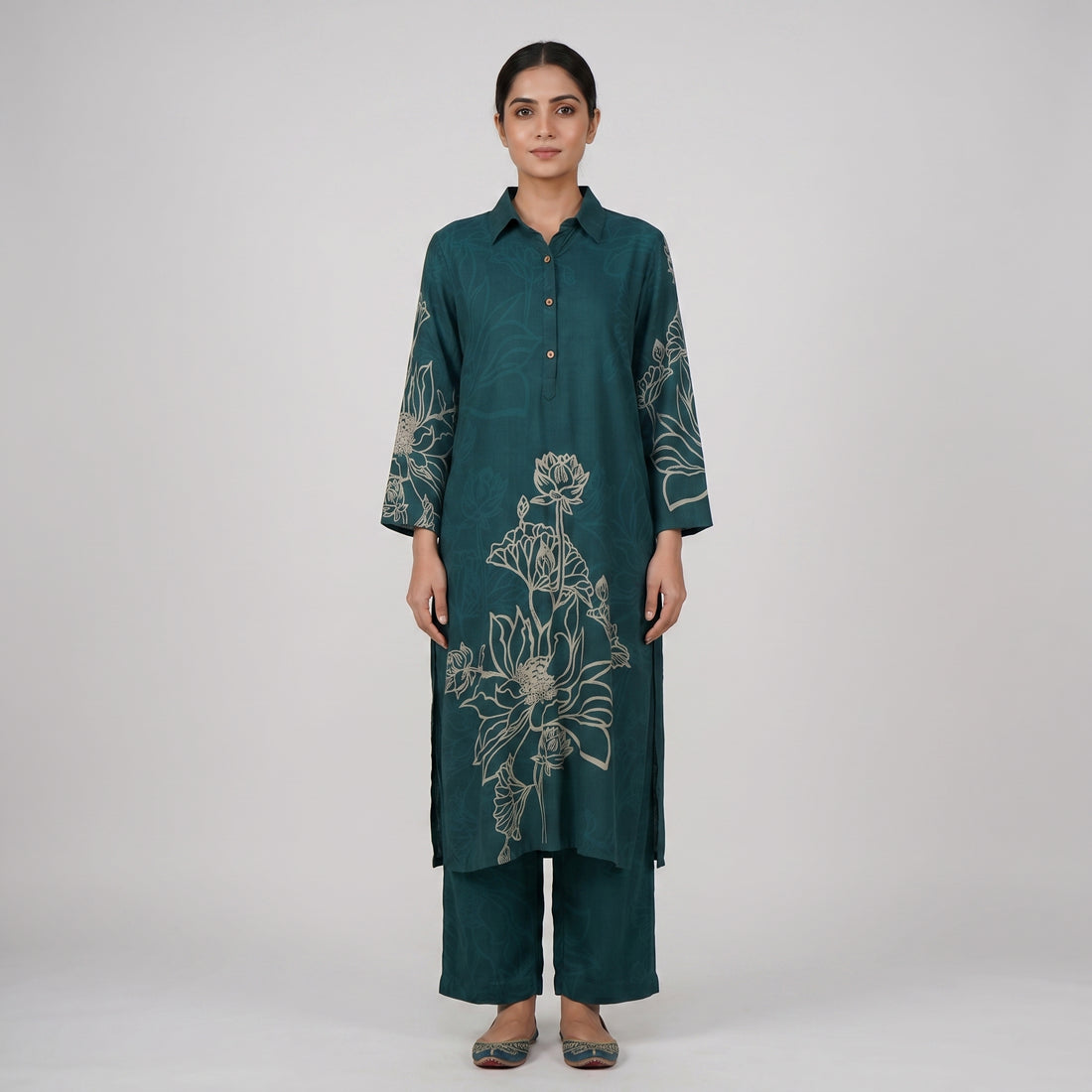 Printed Kurta with Pant Set