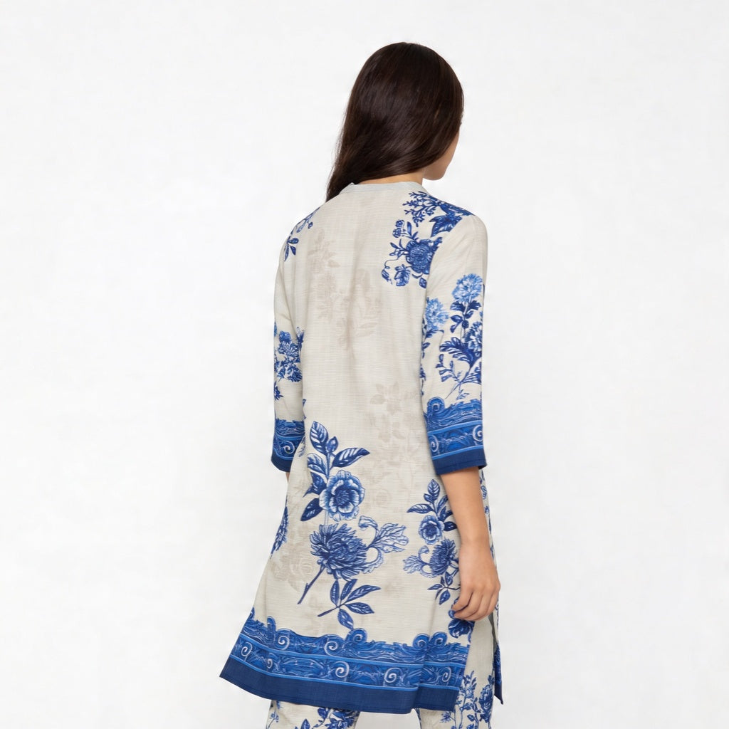 Printed Kurta with Pant Set
