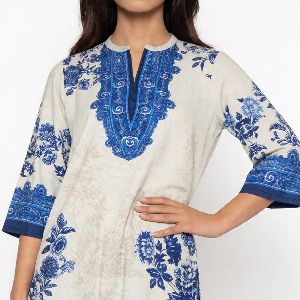 Printed Kurta with Pant Set