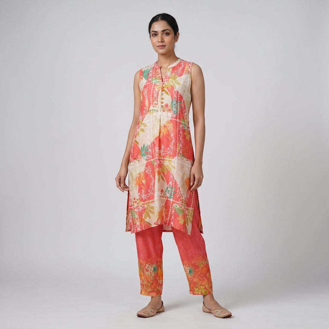 Printed Kurta with Pant Set
