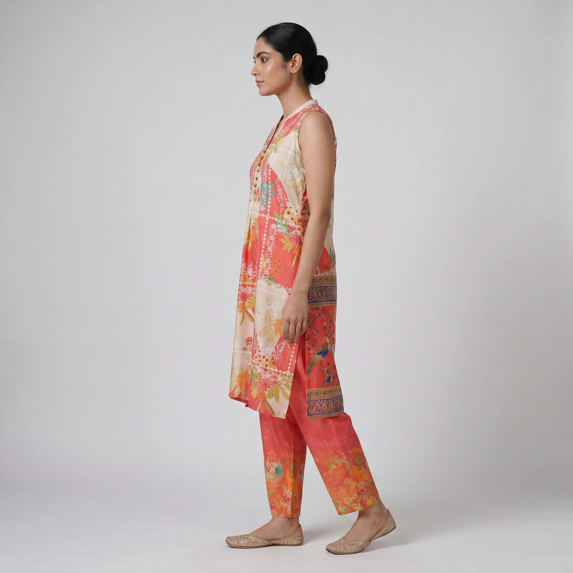 Printed Kurta with Pant Set