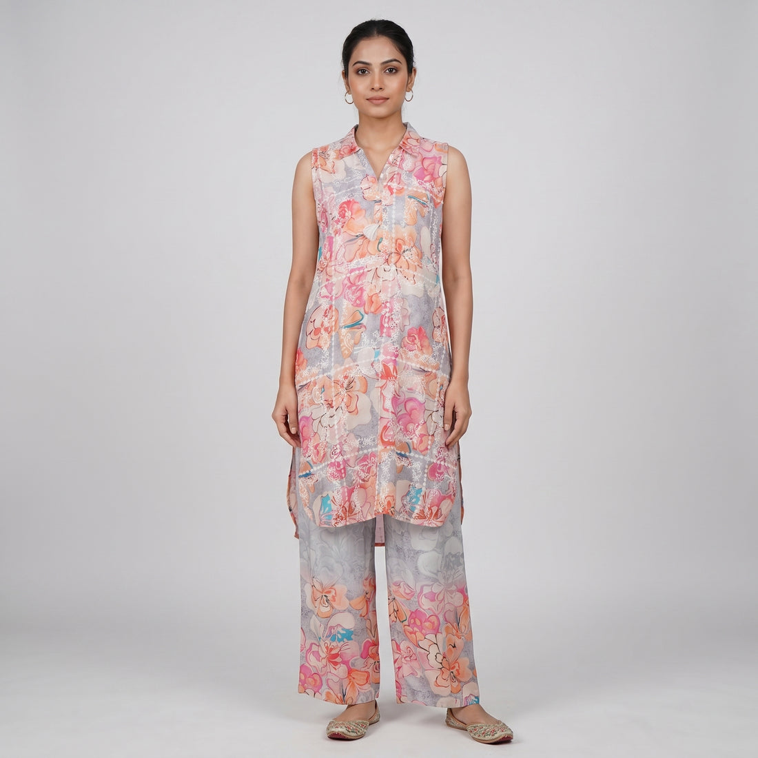 Printed Kurta with Pant Set