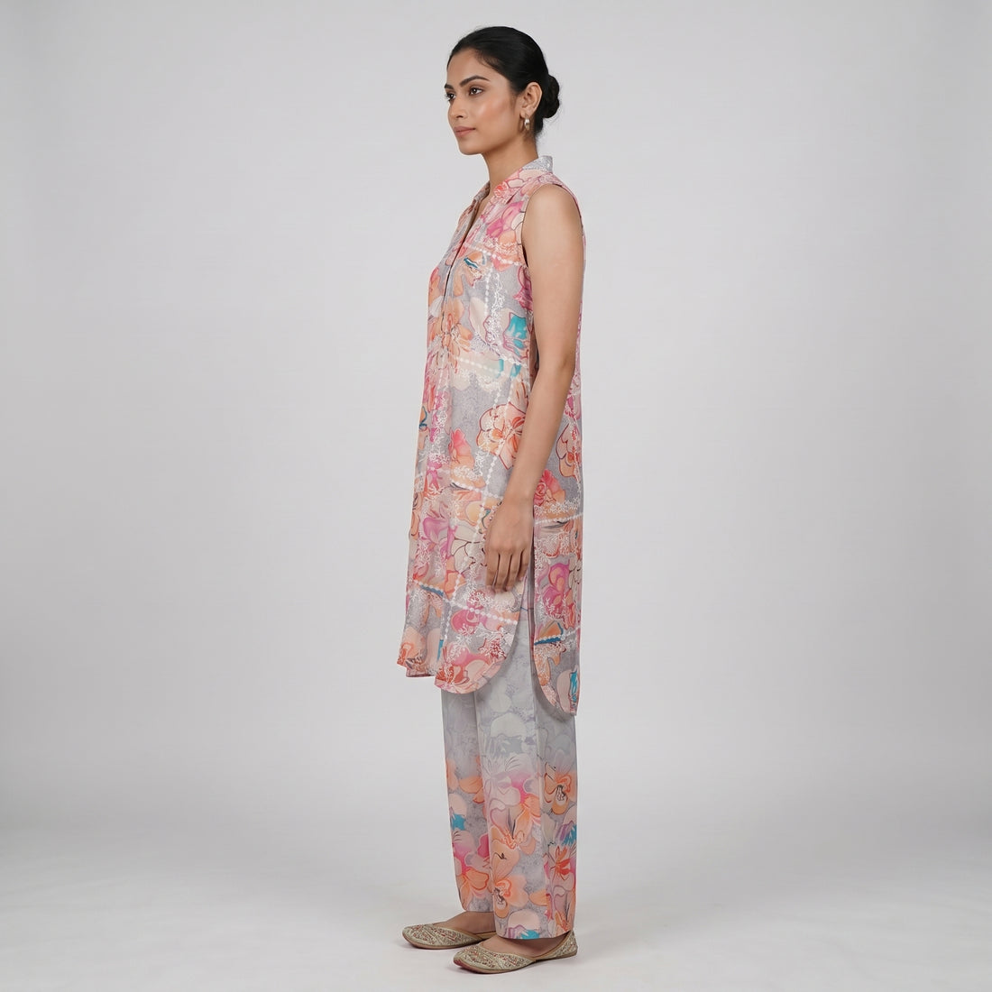 Printed Kurta with Pant Set
