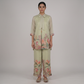 Printed Tie Up Straight Kurta with Pant Set