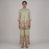 Printed Tie Up Straight Kurta with Pant Set
