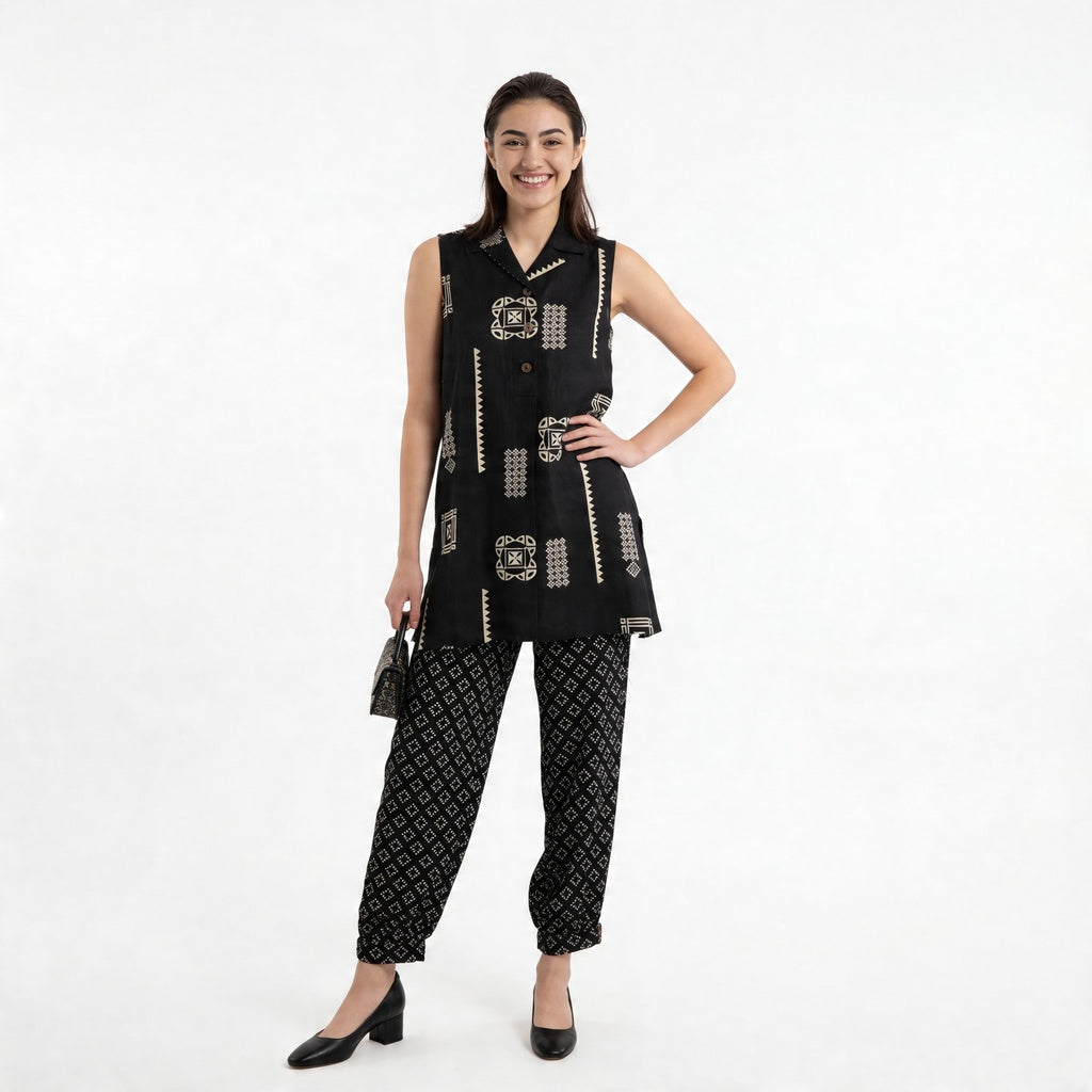 Printed Kurta with Pant Set