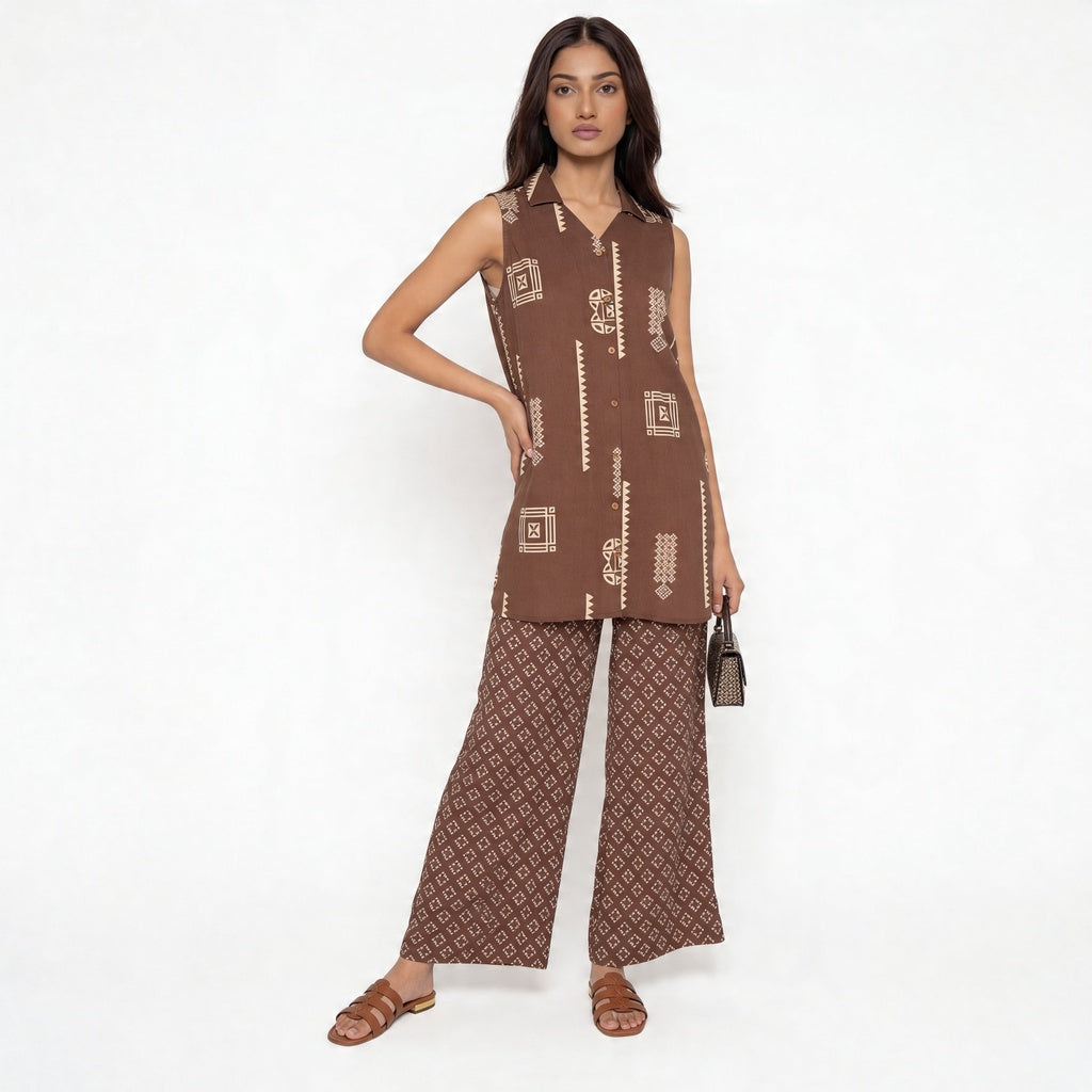 Printed Kurta with Pant Set