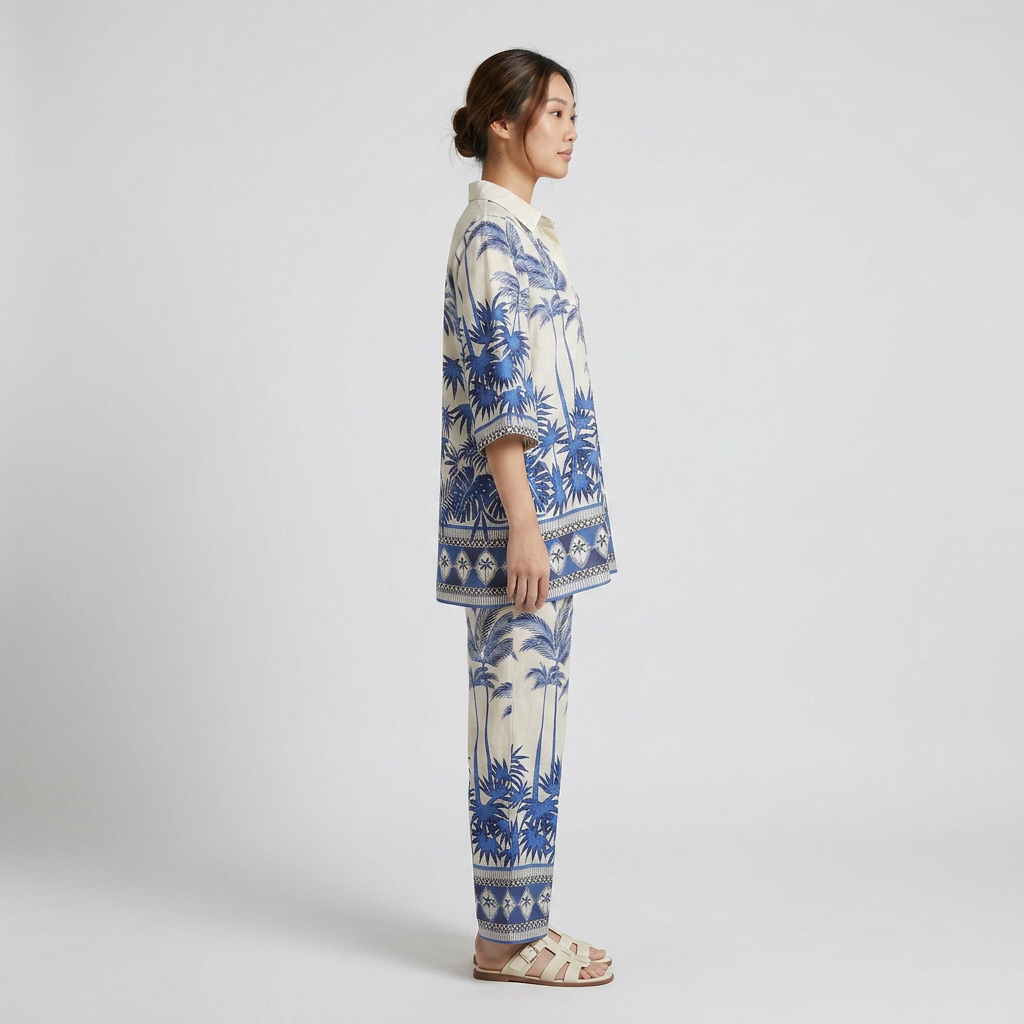 Printed Kurta with Pant Set