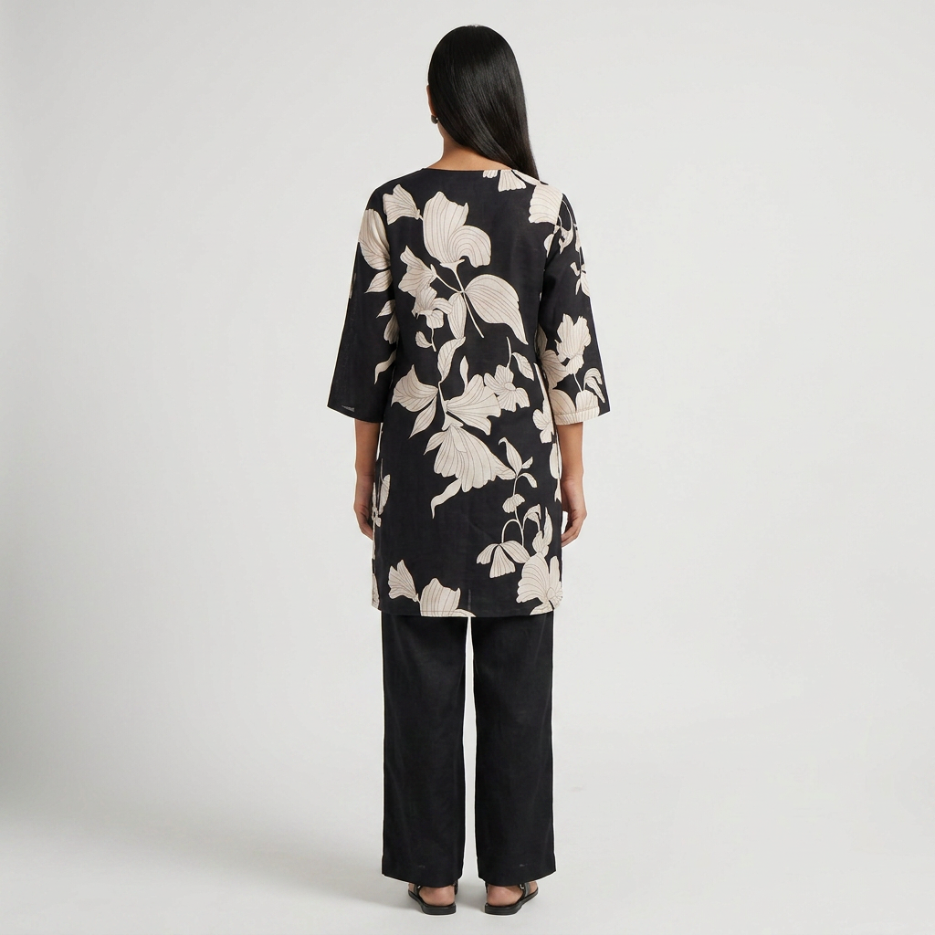 Printed Kurta with Pant Set