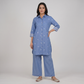 Cotton Embroidered Kurta with Pant Set