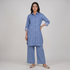 Cotton Embroidered Kurta with Pant Set
