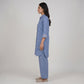 Cotton Embroidered Kurta with Pant Set