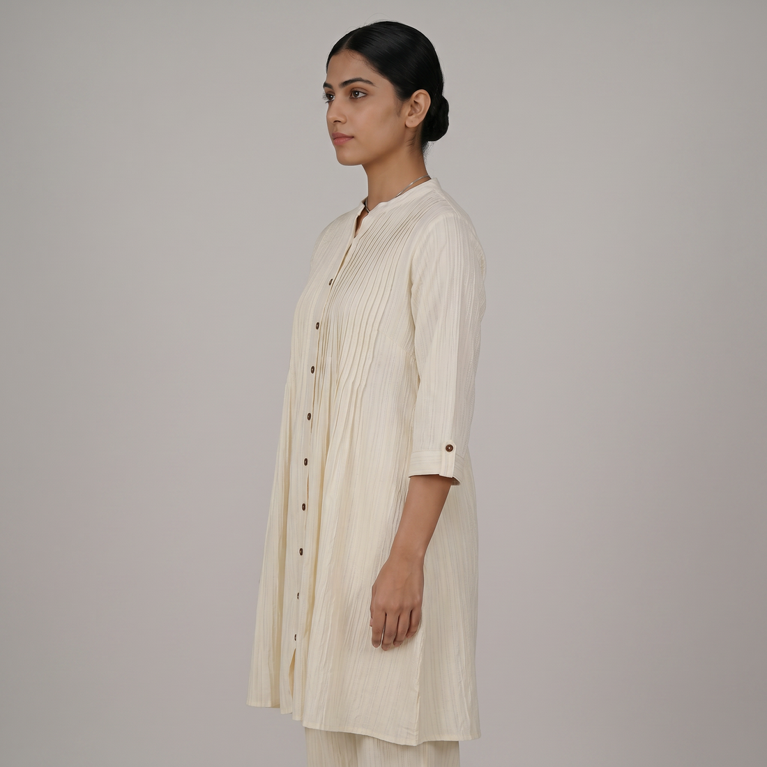 Solid Straight Kurta with Pant Set