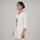 Printed V-Neck Top with Pant Set