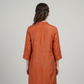 Printed V-Neck Kurta with Pant Set