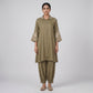 Embroidered A-Line Kurta with Pant Set