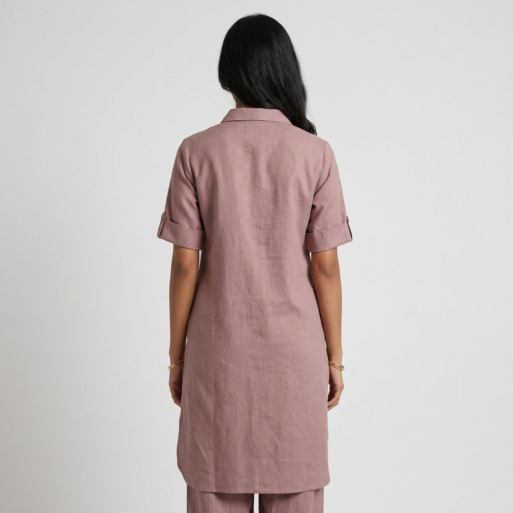 Solid Kurta Afghani Pant 2 Pc Set