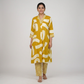 Printed V-Neck Kurta with Pant Set