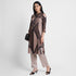 Printed Collar Kurta with Pant Set