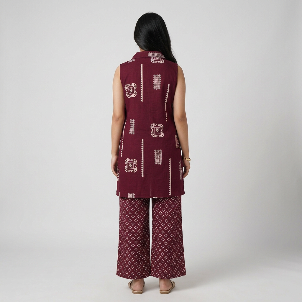 Printed Tunic Pant Co-Ord Set