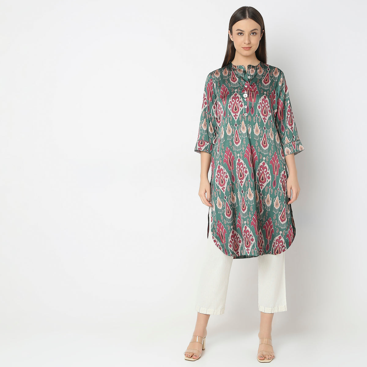 Straight Fit Printed Kurta