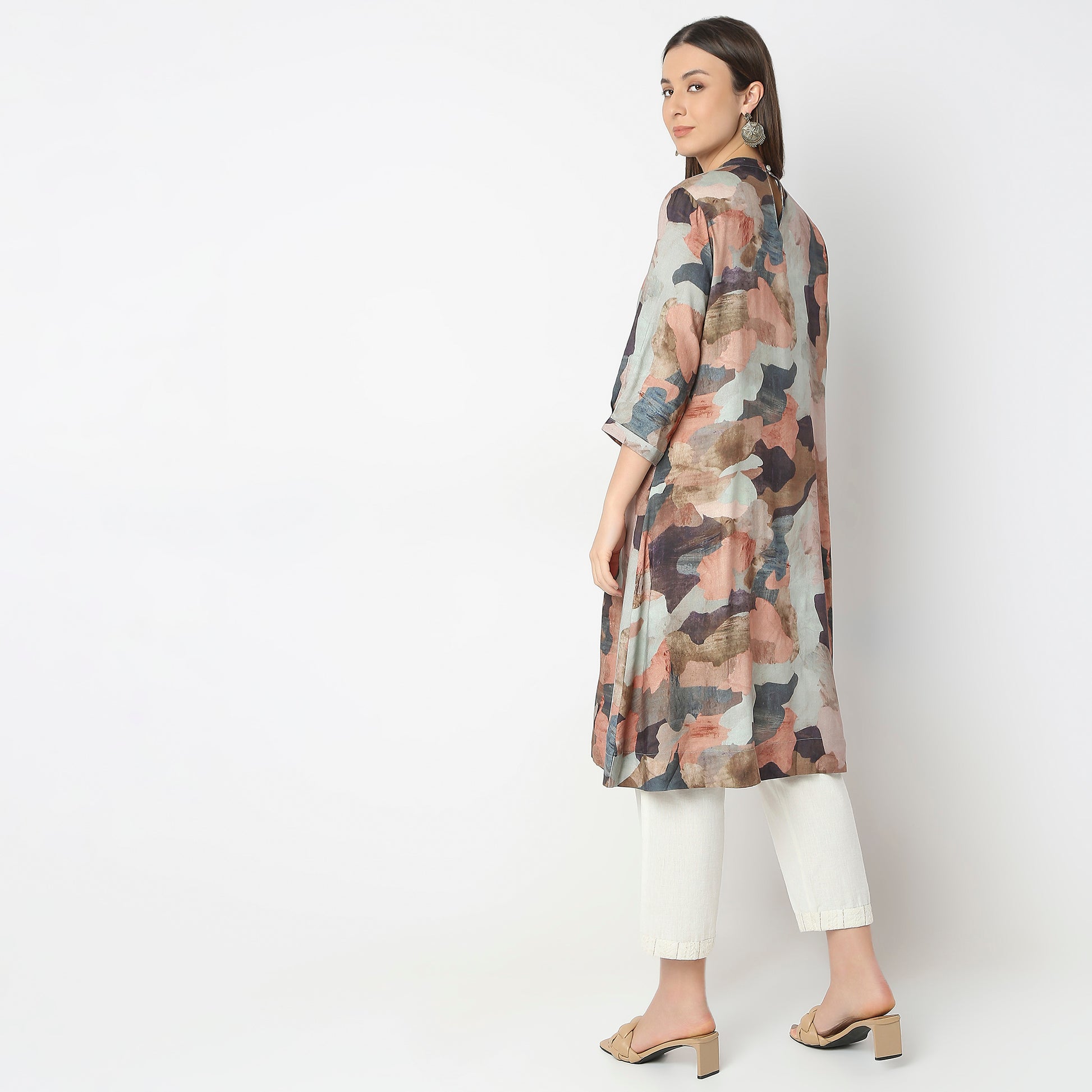 Straight Fit Printed Kurta