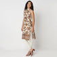 Straight Fit Printed Sleeveless Kurta