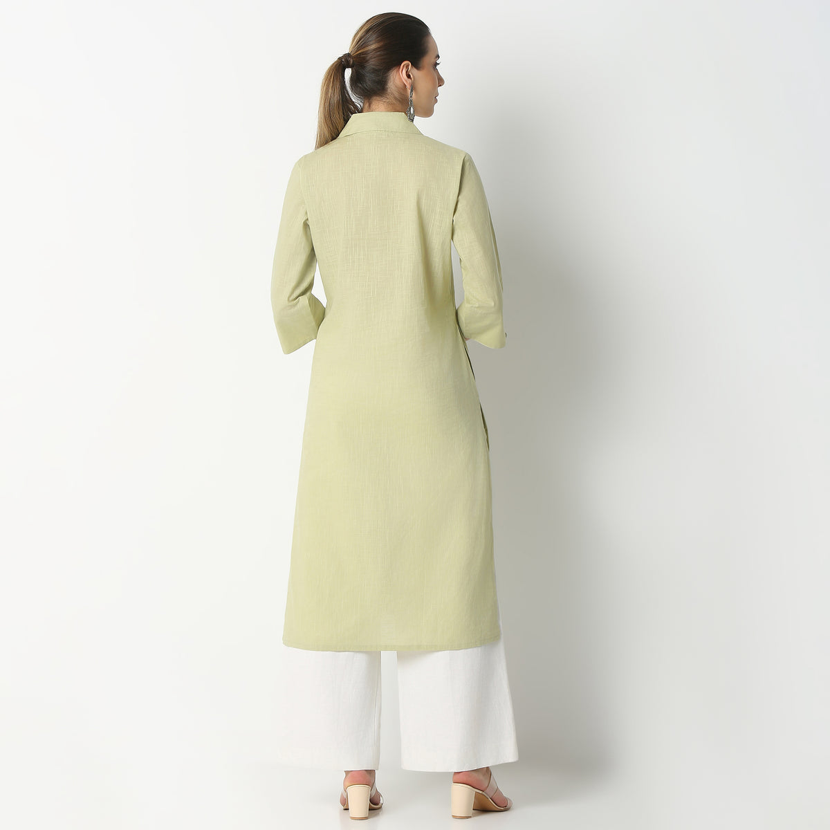 Straight Fit Printed Below Knee Kurta