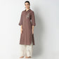 Straight Fit Embroidered Below Knee Kurta