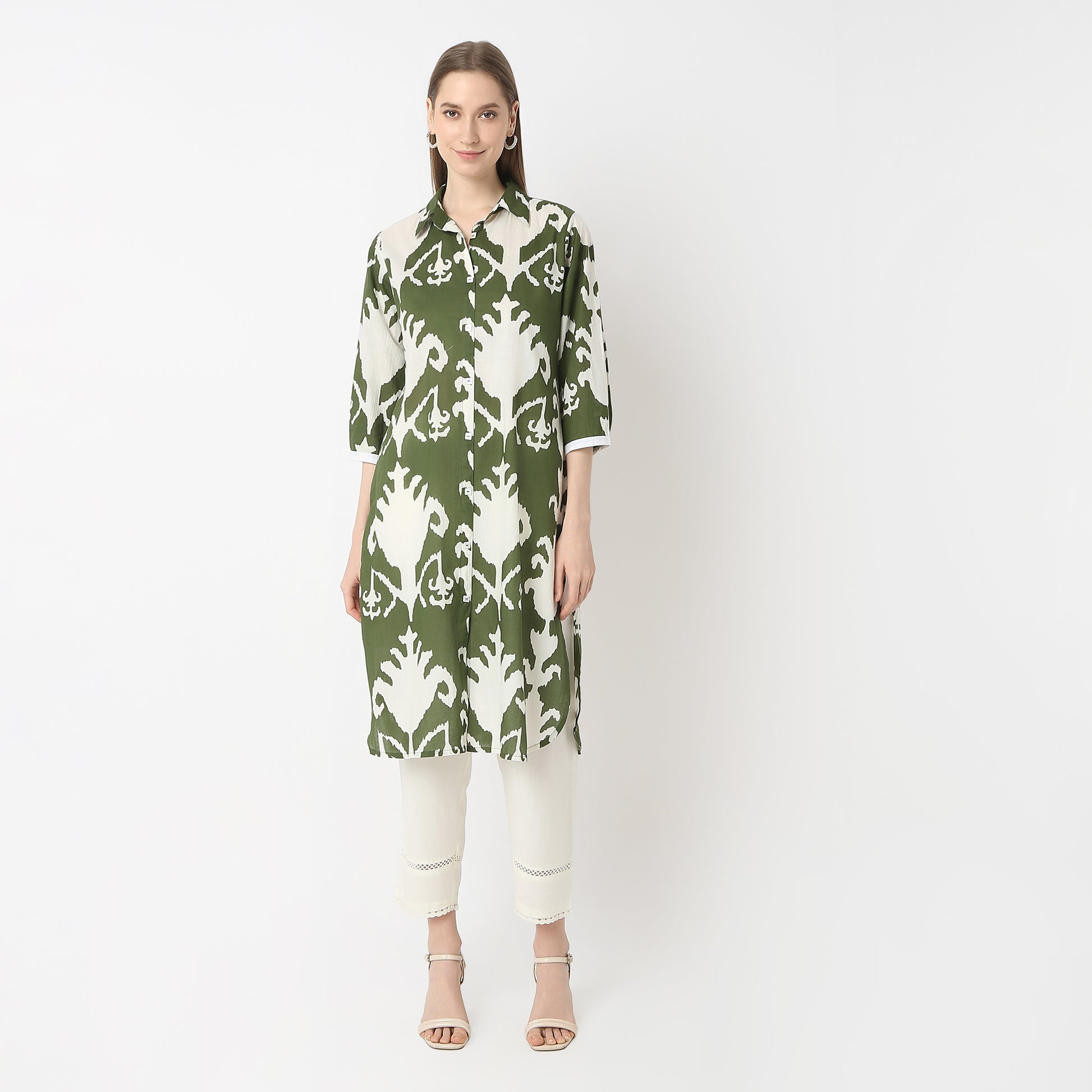 Straight Fit Printed Kurta