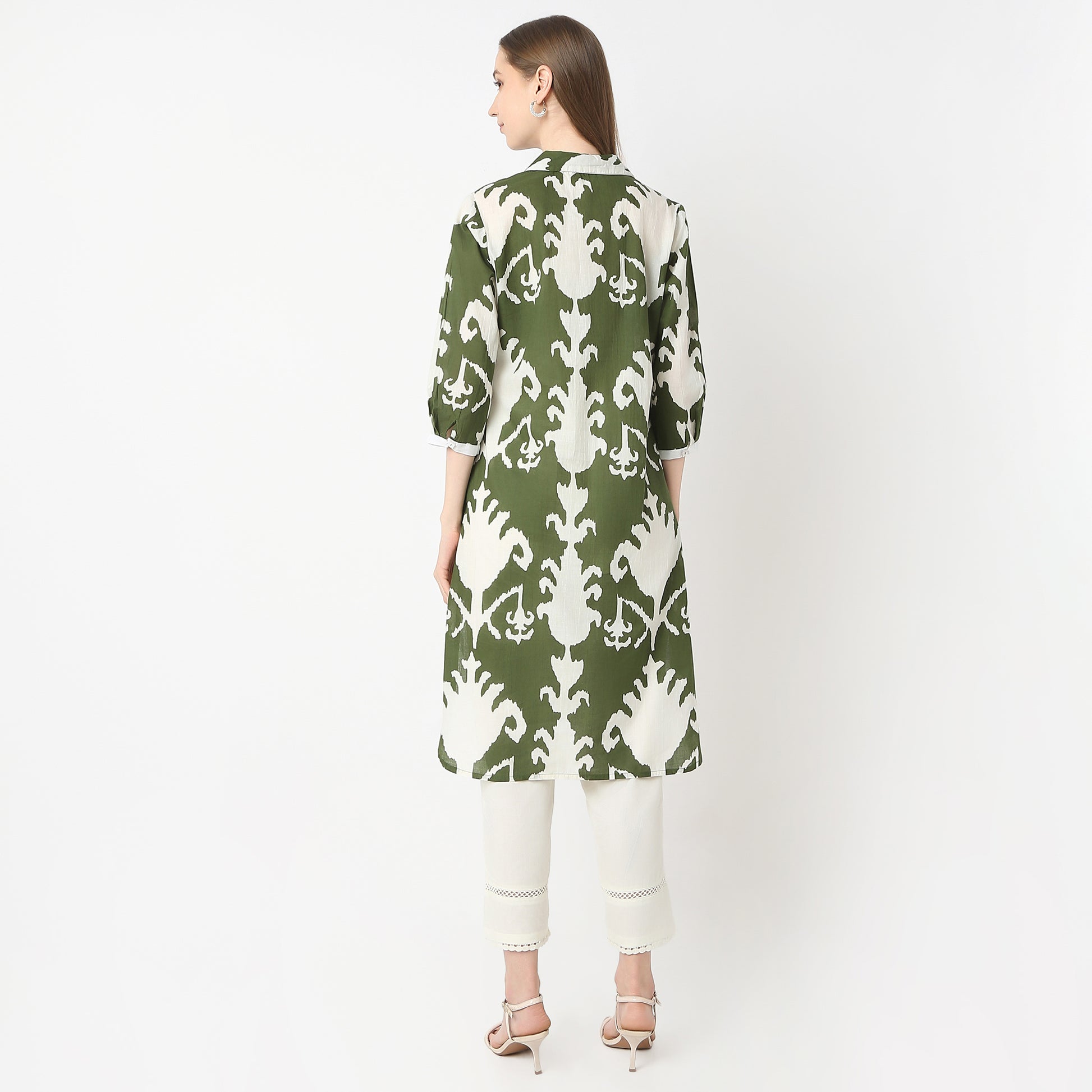 Straight Fit Printed Kurta