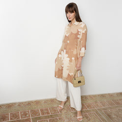 Buy Women Straight Fit Printed Three-Fourth Sleeve Kurta  - Style Union