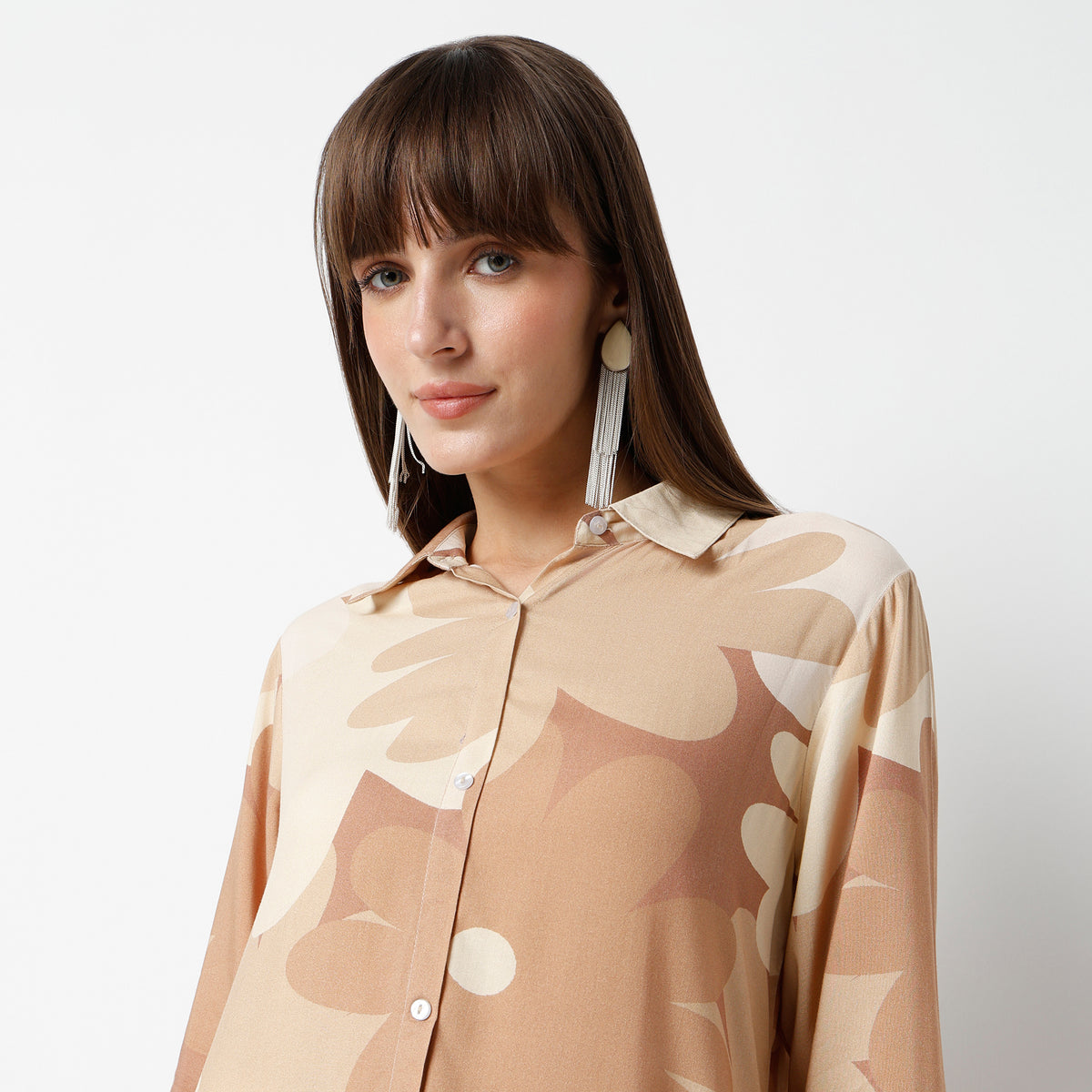 Straight Fit Printed Below Knee Kurta