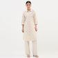 Cotton Embroidered Straight Kurta