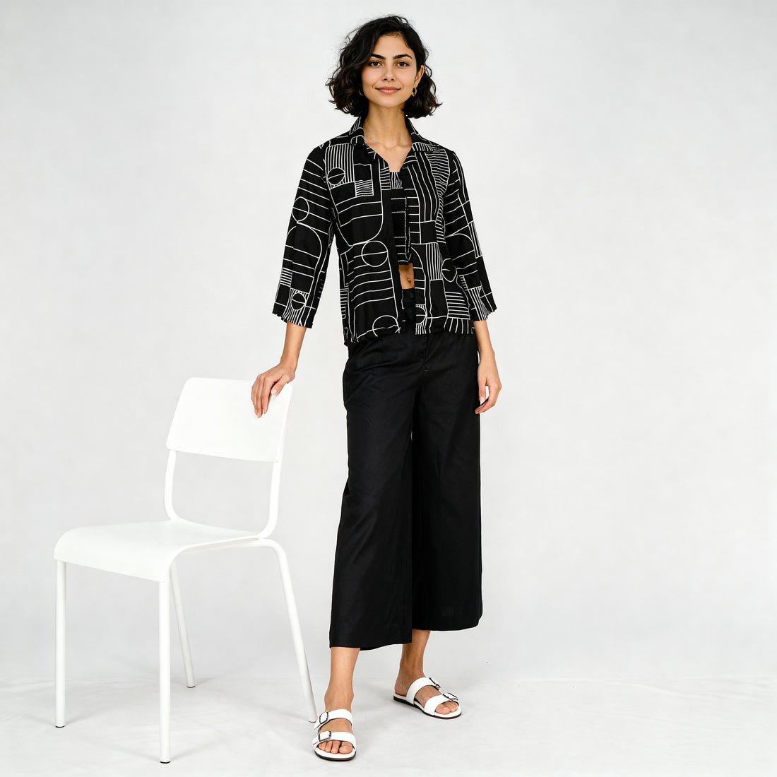 Ankle Length Flared Culottes