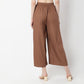 Buy Women Flare Fit Solid Ankle Length High Rise Culottes  - Style Union