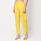 Straight Fit Solid Ethnic Pants 